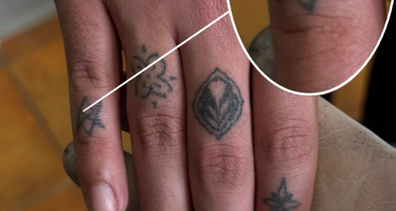 Tetovanie na chrbát ruky, hánky a prsty: Ako prvé tetovanie?